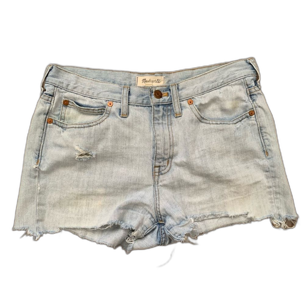 Madewell Cut Off Distressed Shorts Size 27